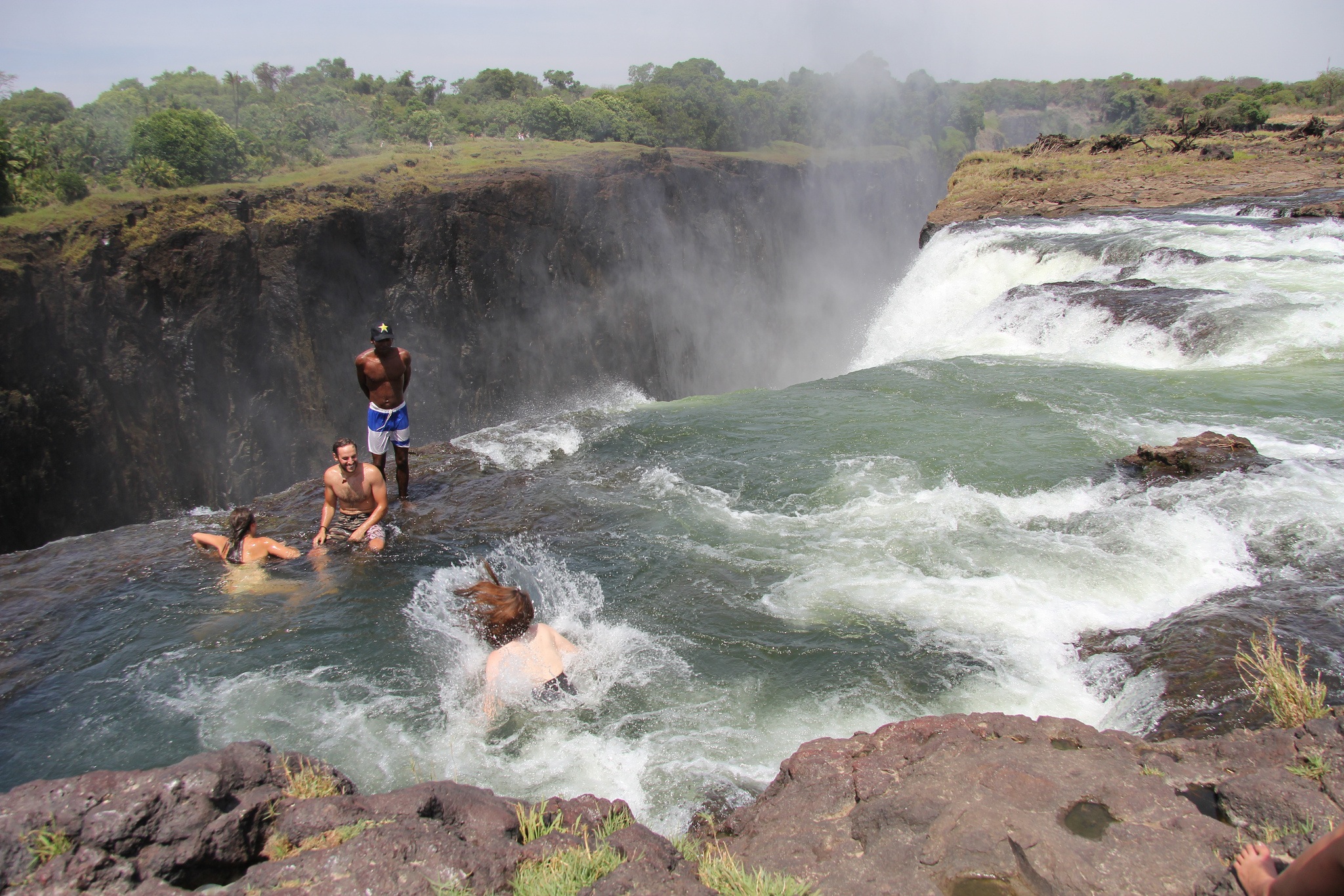 Devils Pool in Victoria Falls