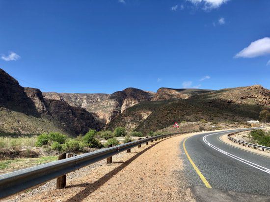 The scenic Route 62 of the Garden Route