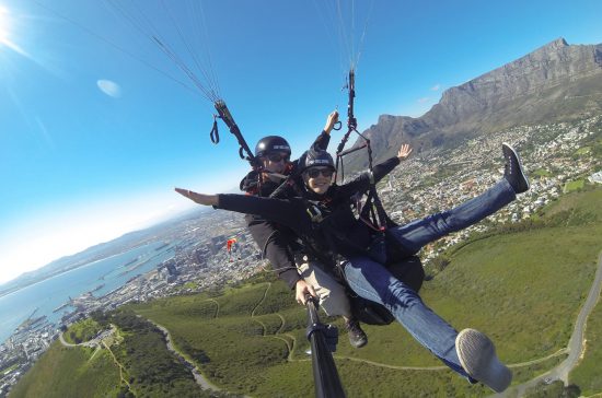 Paragliding activities Cape Town