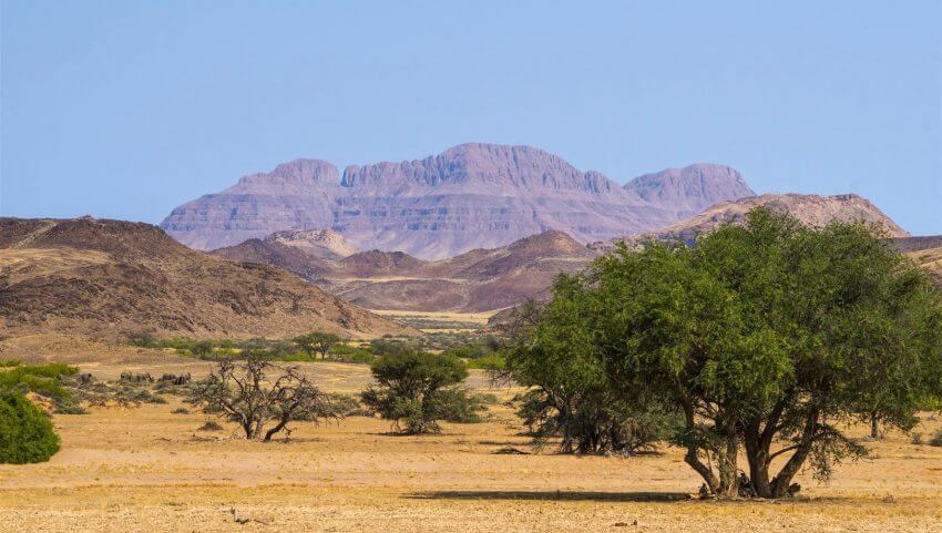 Mountain landscape in Damaraland, Namibia