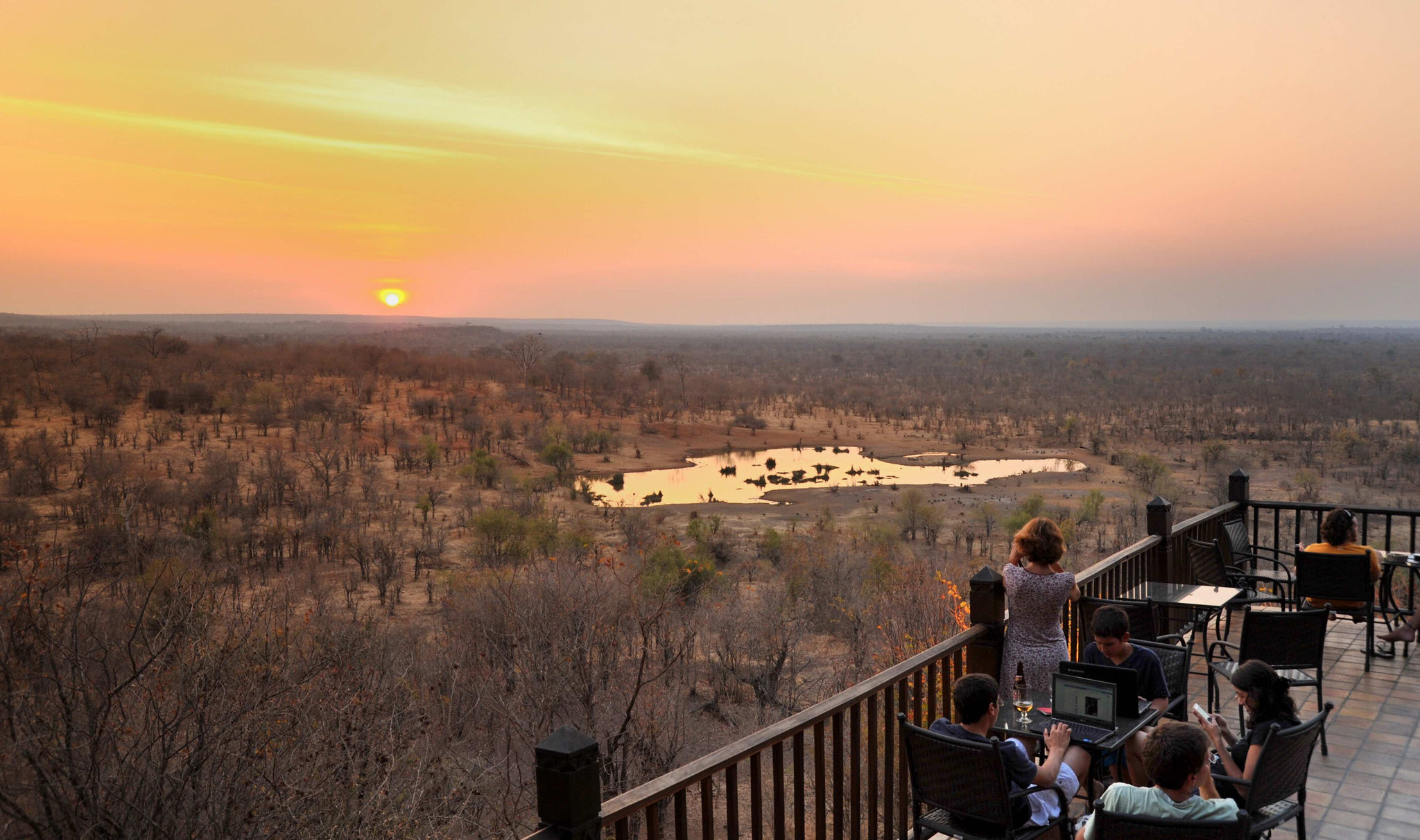 View from Victoria Falls Safari Lodge