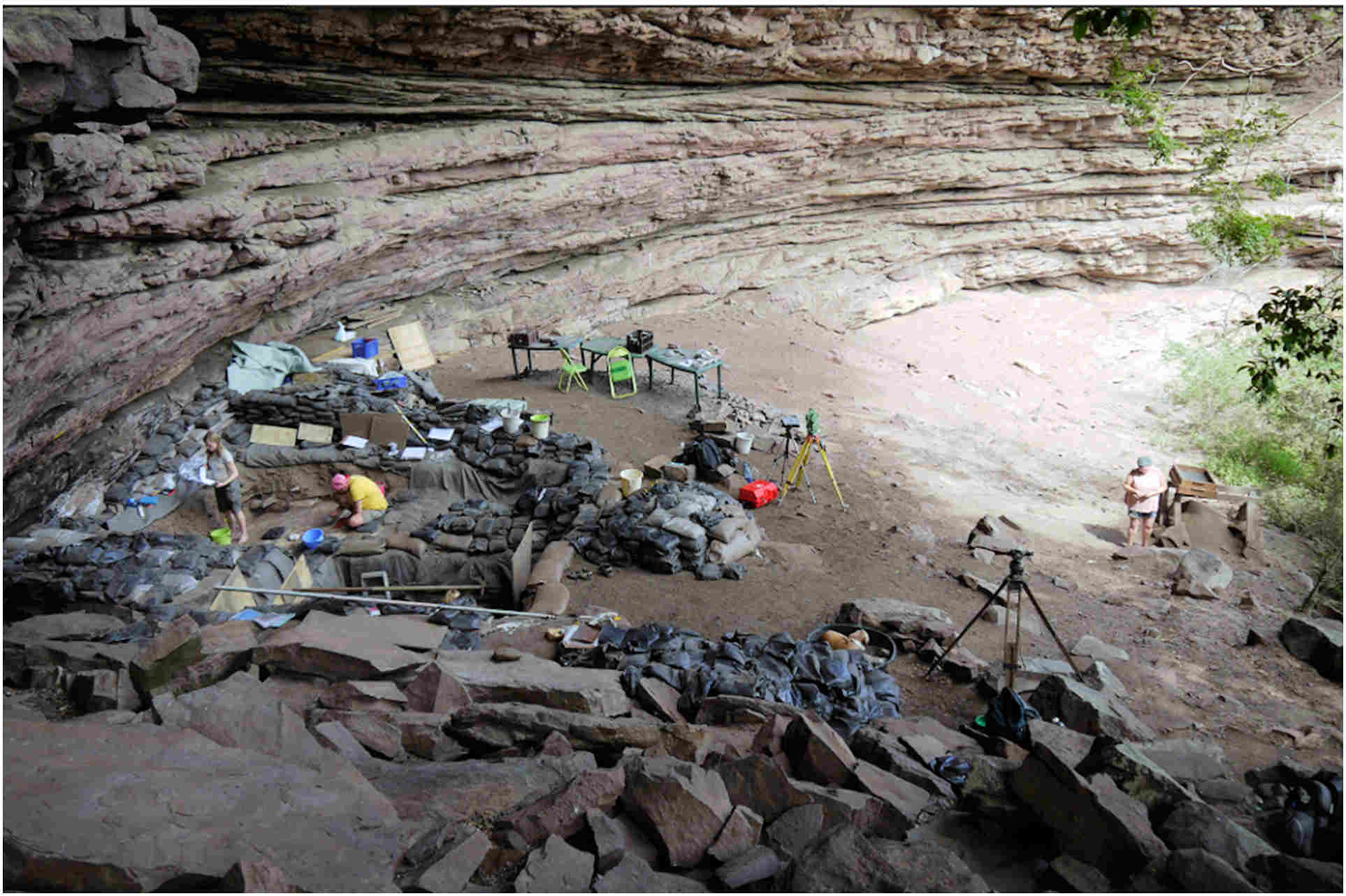 The archaeological site of Sibudu, KwaZulu-Natal, South Africa