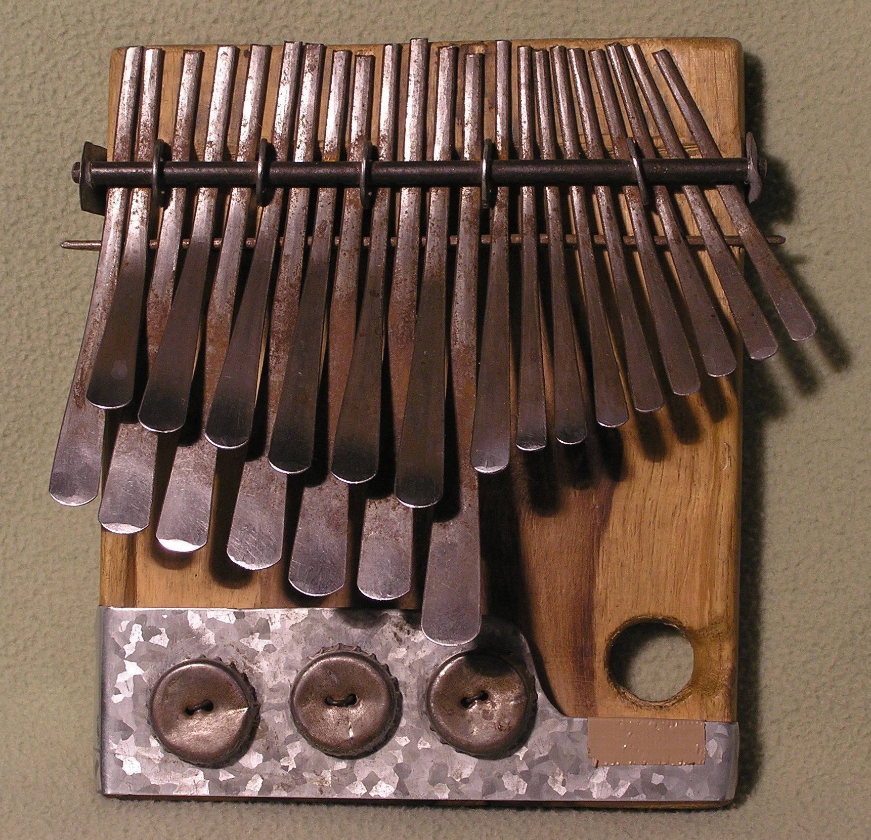 Mbira instrument used in Zimbabwe