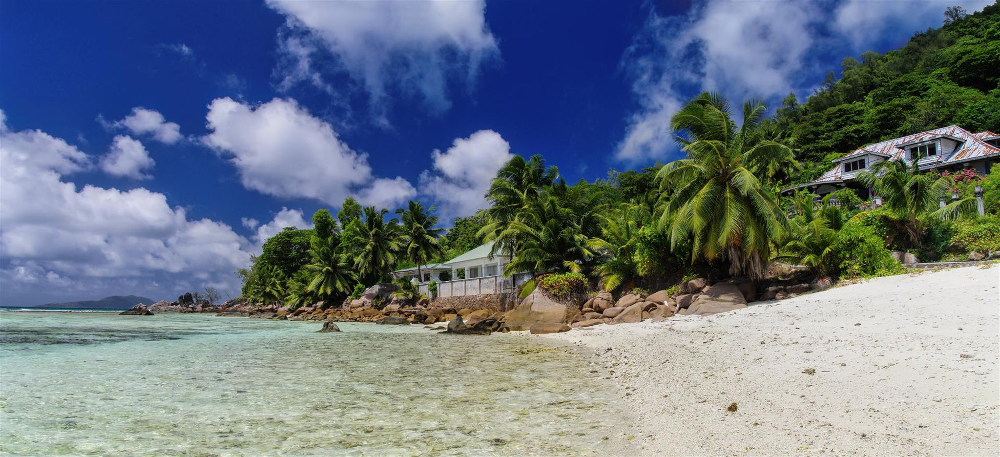 La bahía de Santa Ana, en las Islas Seychelles