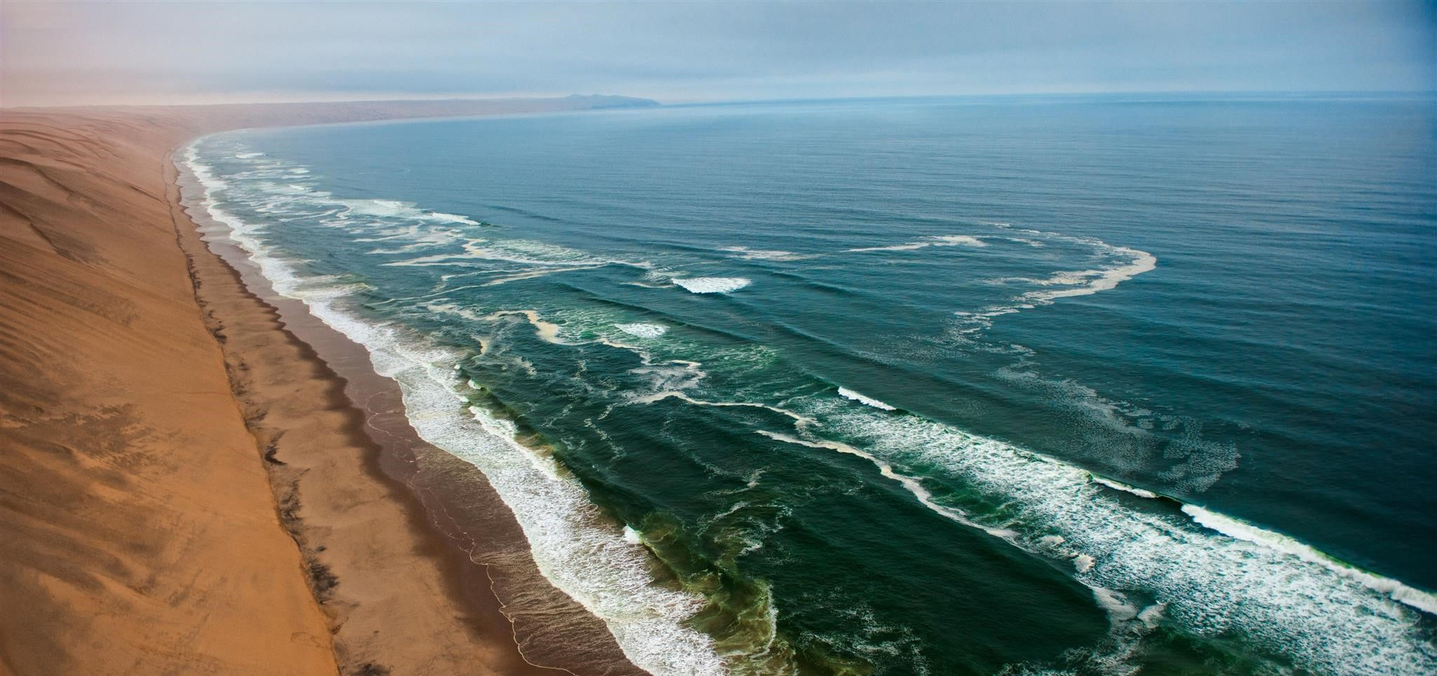 The Skeleton Coast is where desert meets sea