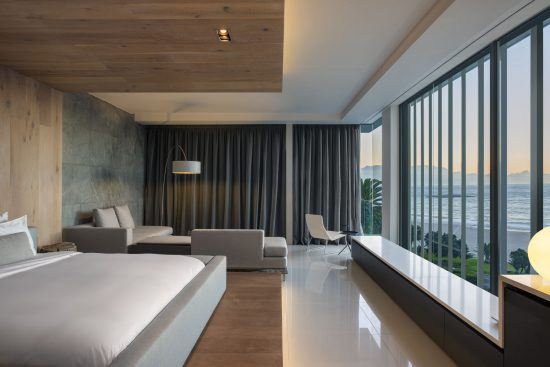 Quartiers Cape Town | Une chambre du POD Boutique Hotel au style épuré et minimaliste