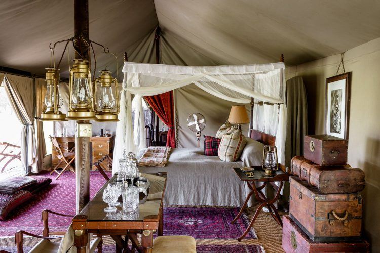 Serengeti Sabora Tented Camp Room in Kenya