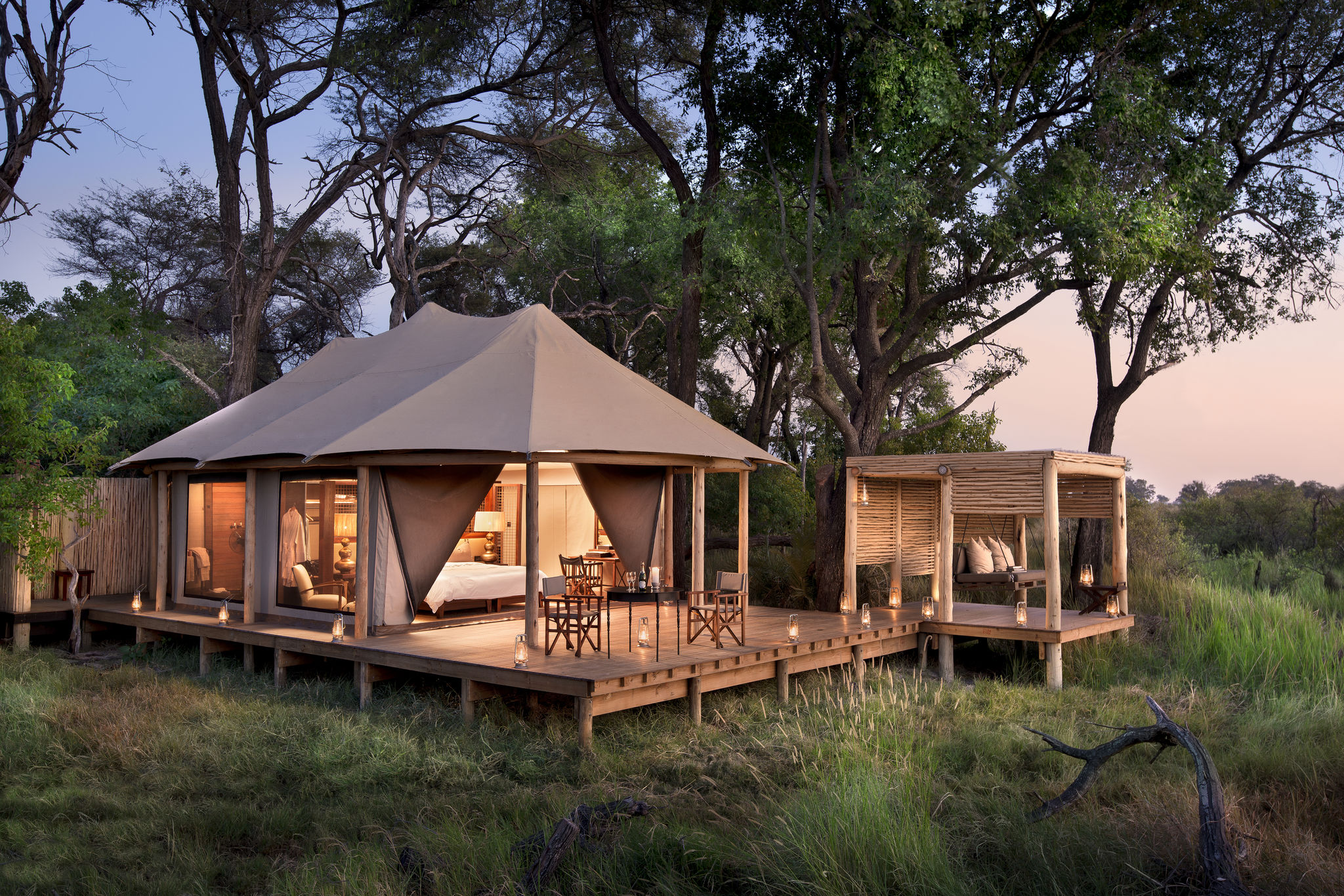 Nxabega Okavango Tented Camp in the Okavango Delta