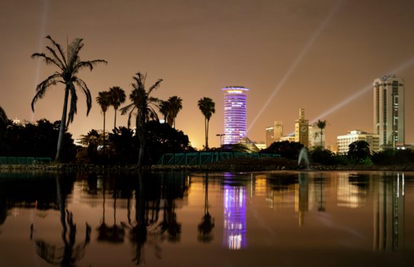 Nairobi by night.