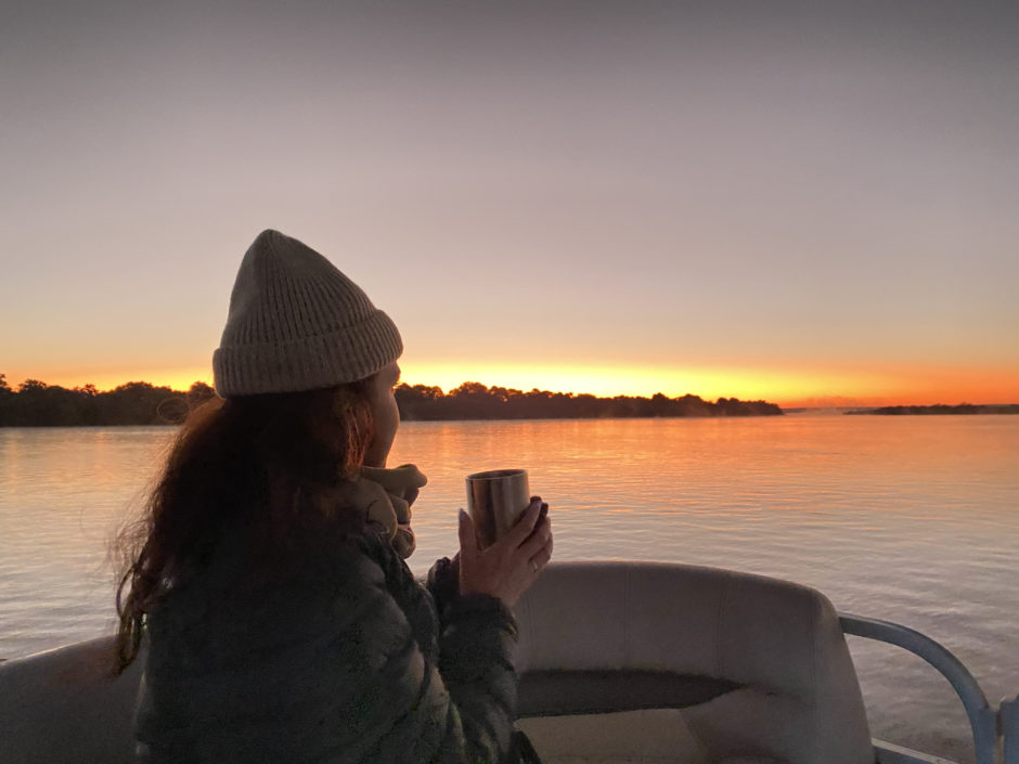 Sunrise on the Zambezi River