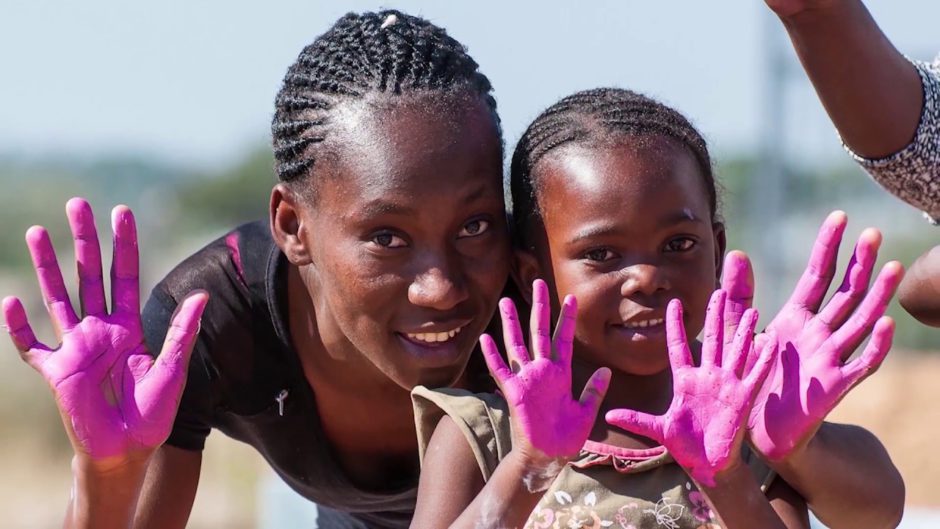 Woman and young girl from the Good Work Foundation