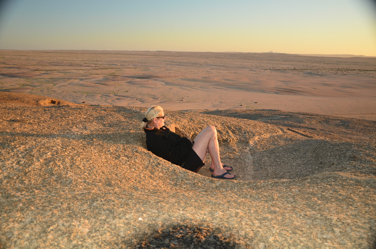 Patti Brockmann in Namibia, ein Land voller rauer Schönheit