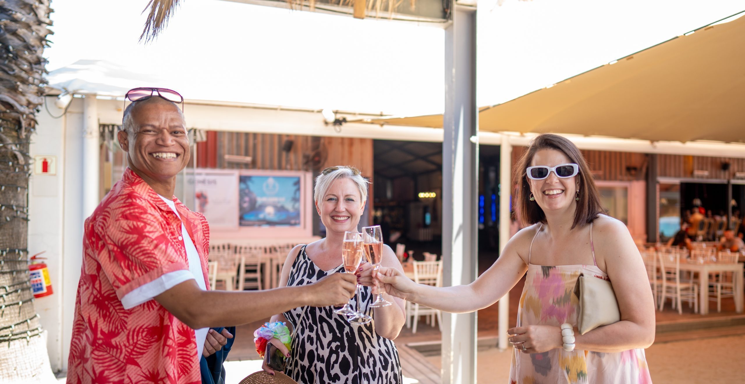 Members of the Rhino Africa Crash at their year-end party in 2023