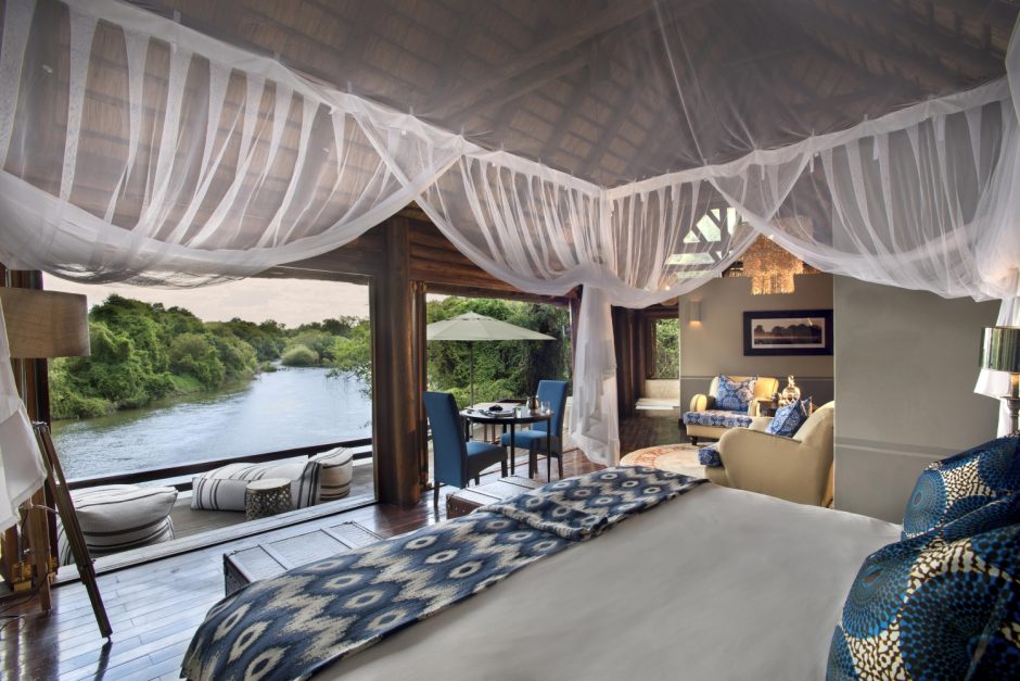 Absoluter Luxus in der Royal Chundu Island Lodge im Sambia