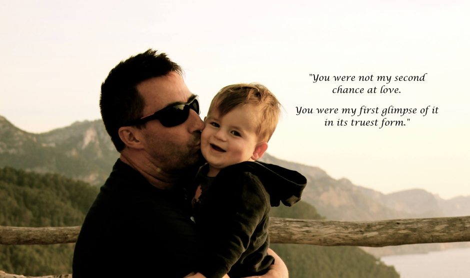 David Ryan and his firstborn child