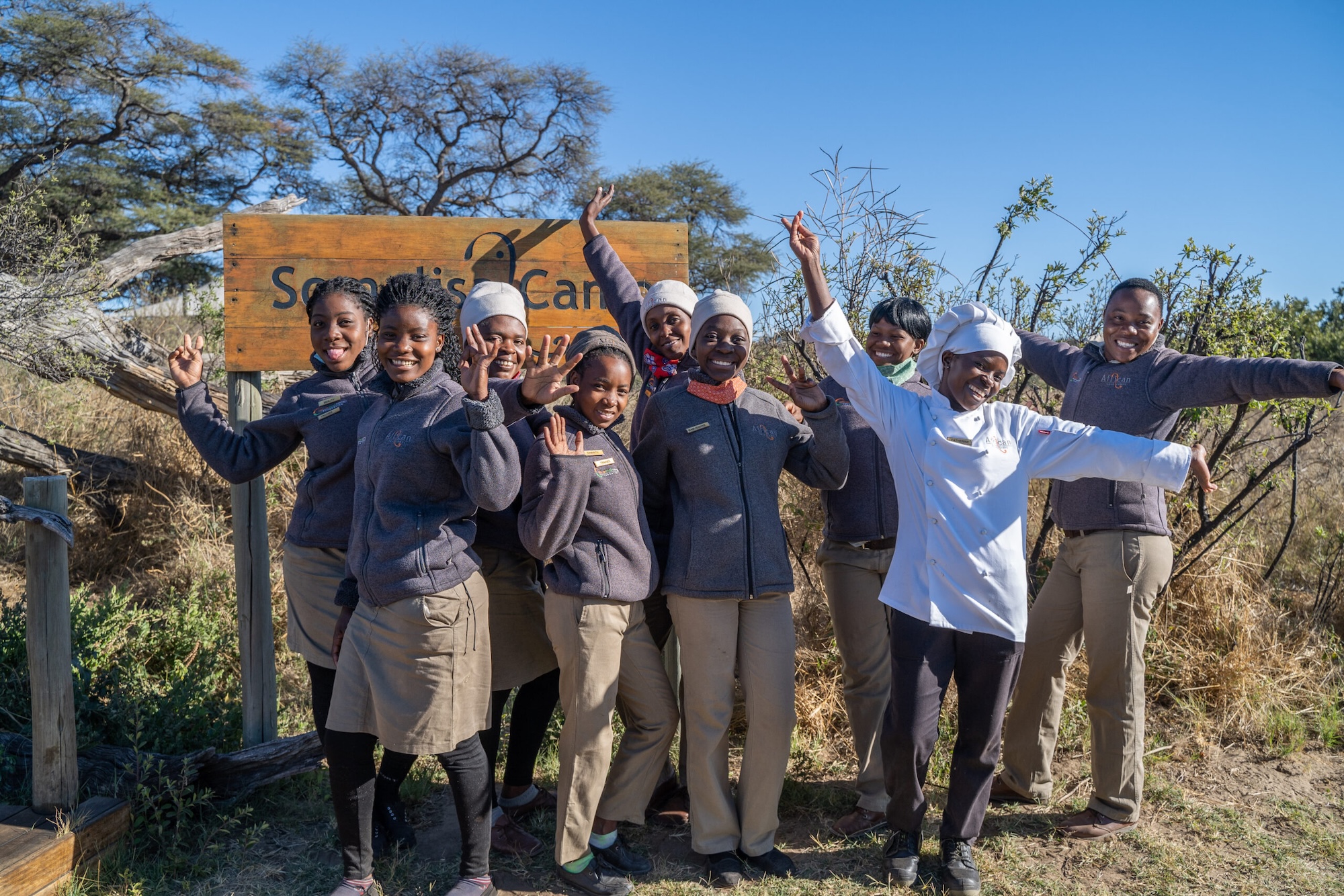 Women at African Bush Camps on a Zimbabwe Safari