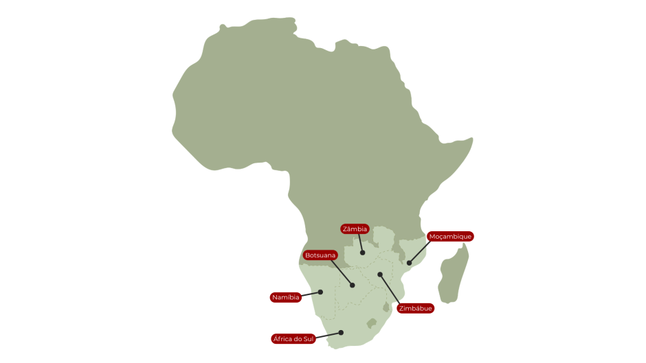 Portuguese map of Southern Africa